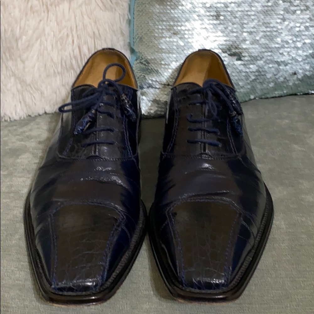 DAVID EDEN CROCODILE & EEL OXFORDS SZ 9
